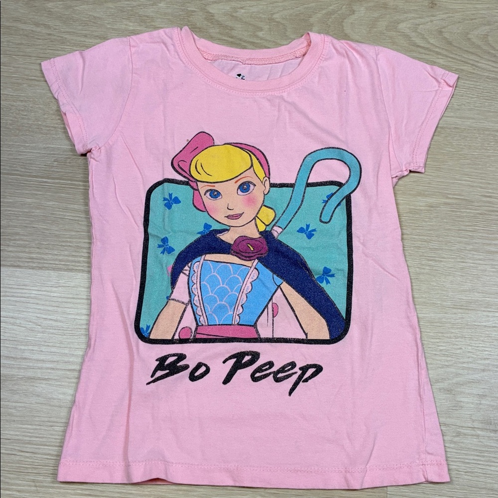 Disney Pixar Girl's Toy Story Bo Peep Frame Graphic Tee light pink S 5/6